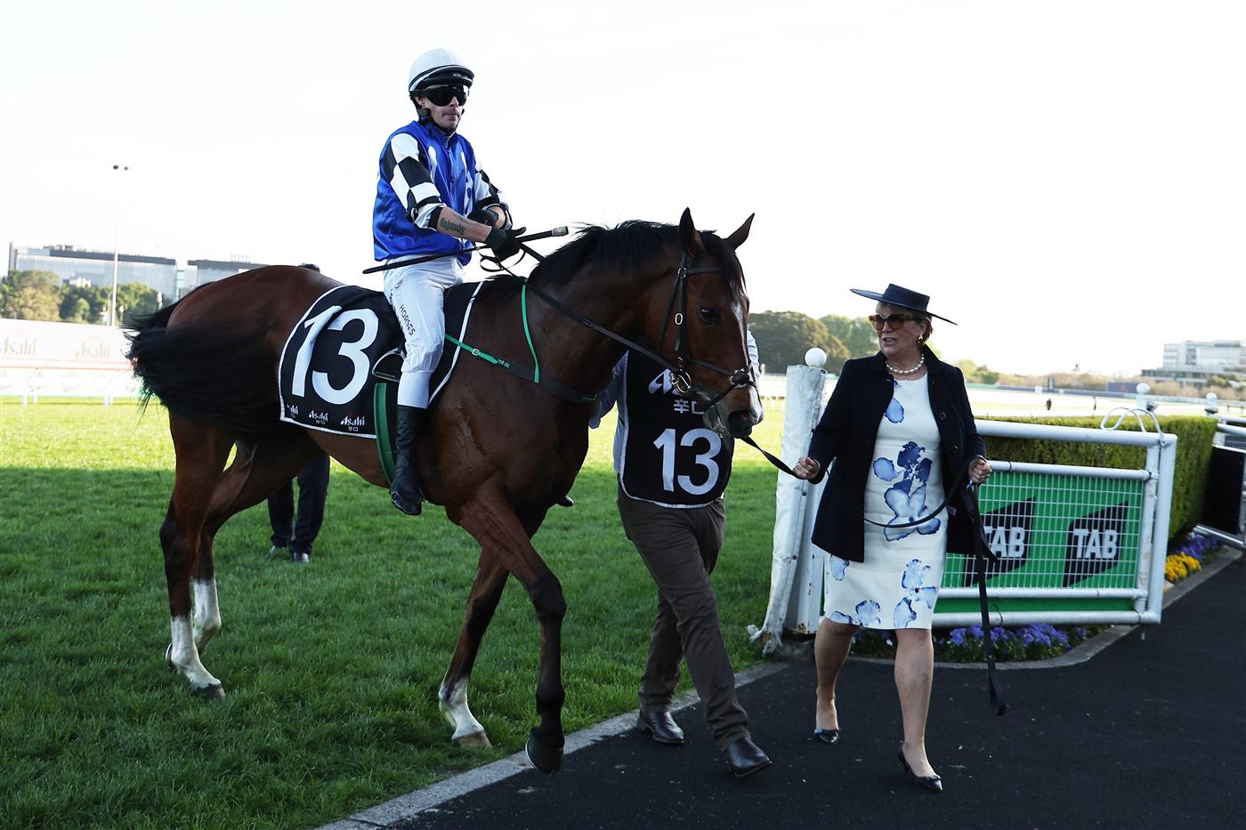 SYDNEY, AUSTRALIA - OCTOBER 04: Robbie Dolan riding Royal Supremacy win Race 9 Asahi Super Dry Metropolitan during Sydney Racing at Royal Randwick Racecourse on October 04, 2025 in Sydney, Australia. (Photo by Jeremy Ng/Getty Images)