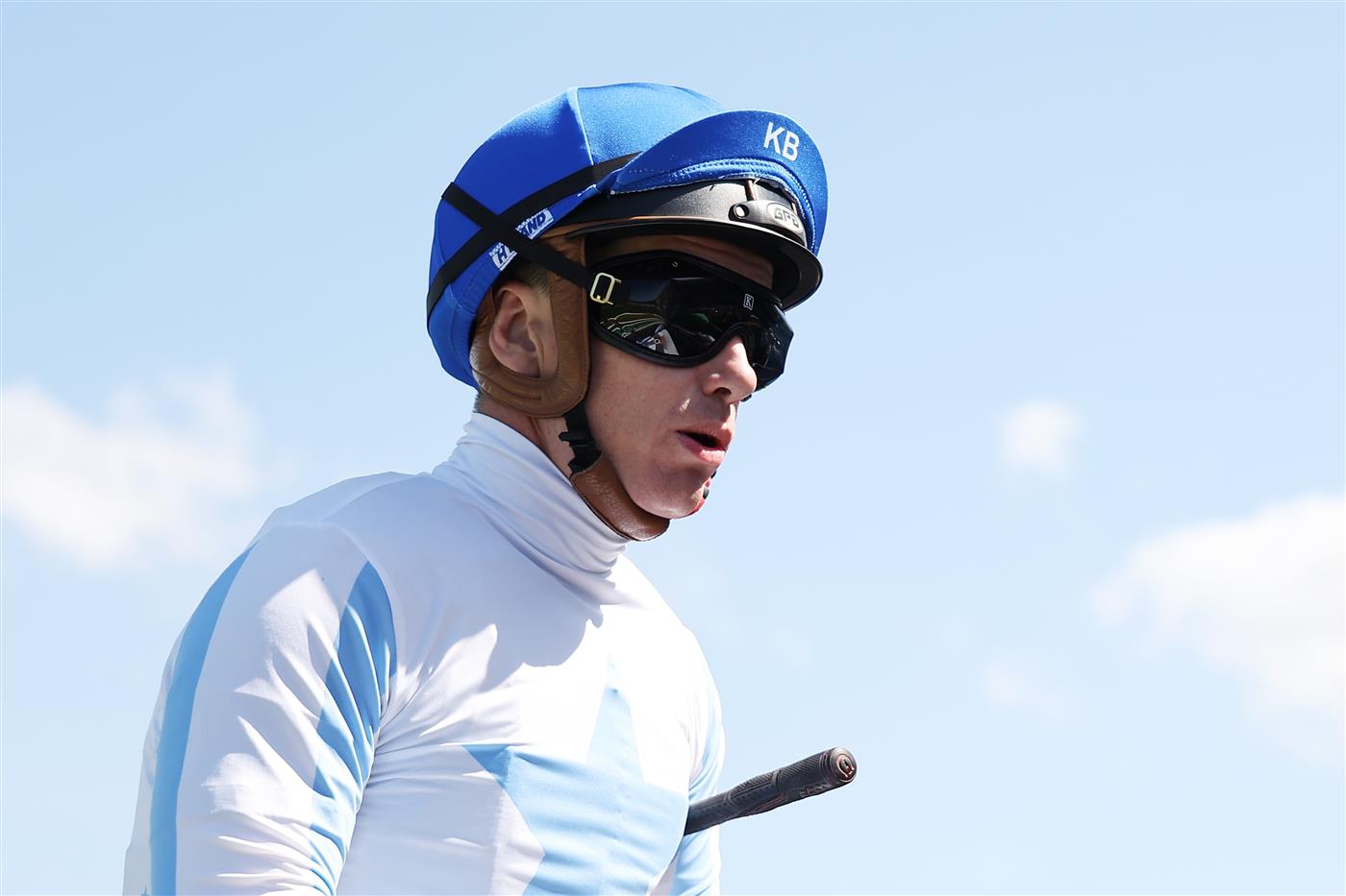 SYDNEY, AUSTRALIA - OCTOBER 04: Tim Clark riding Shiki win Race 3 Keeneland Gimcrack Stakes during Sydney Racing at Royal Randwick Racecourse on October 04, 2025 in Sydney, Australia. (Photo by Jeremy Ng/Getty Images)