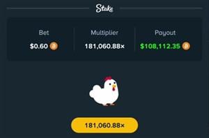 108K Stake Chicken Win