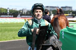 SYDNEY, AUSTRALIA - OCTOBER 04:  Tommy Berry riding Incognito win Race 2 Arrowfield Breeders at Royal Randwick Racecourse on October 04, 2025 in Sydney, Australia. (Getty0
