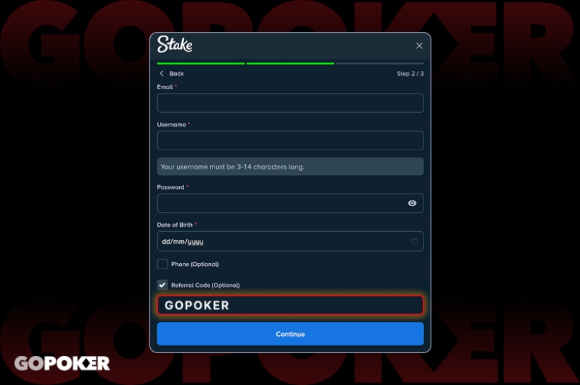 Stake Poker Registration GOPOKER Stake Poker Registration GOPOKER