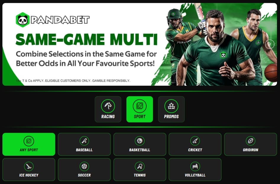 PandaBet SGM Screenshot PandaBet SGM Screenshot