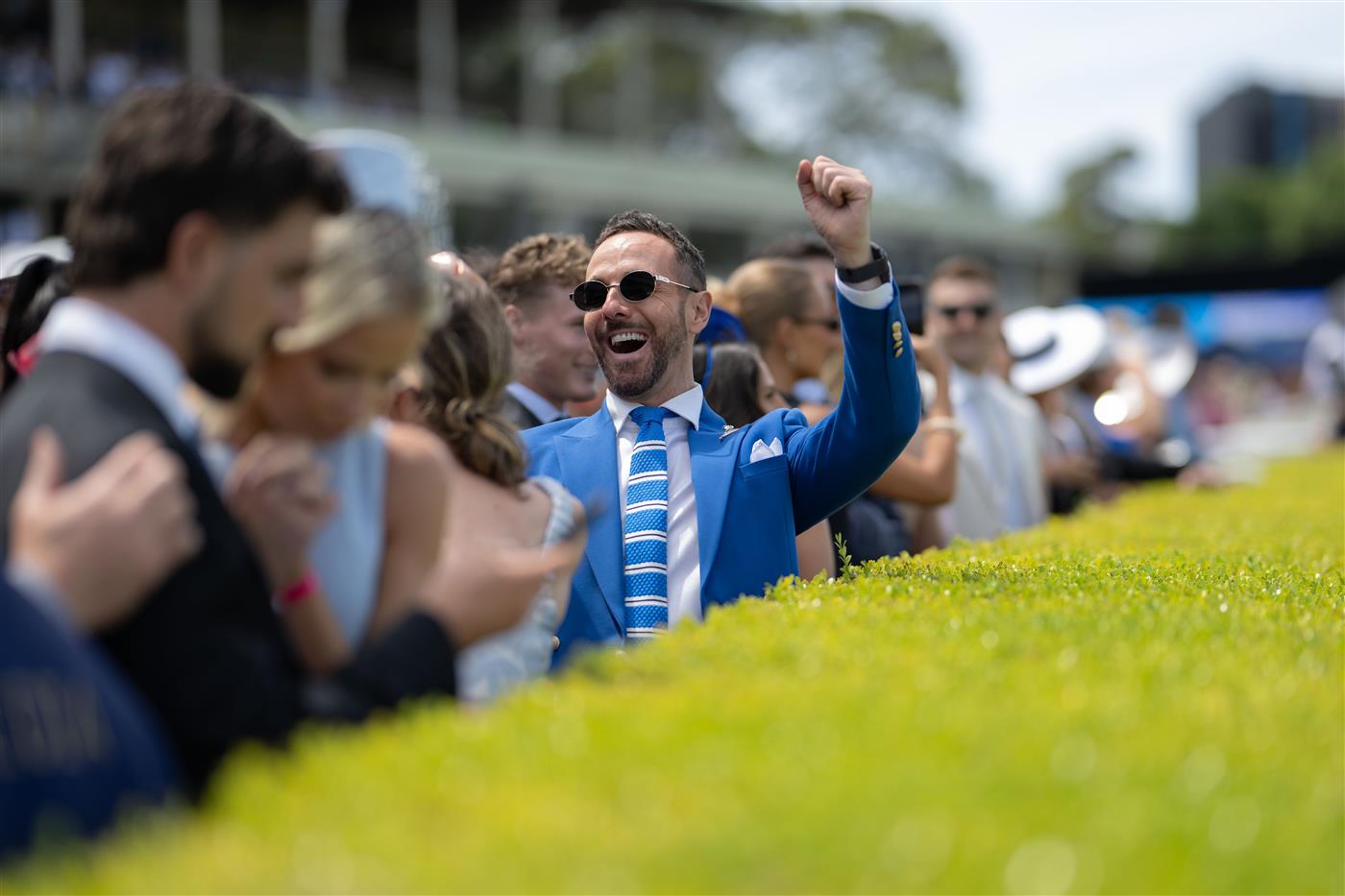 SYDNEY, AUSTRALIA - OCTOBER 18: Donny Galella attends the TAB Everest Day at Royal Randwick Racecourse on October 18, 2025 in Sydney, Australia. (Photo by Wendell Teodoro/Getty Images)