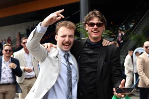SYDNEY, AUSTRALIA - OCTOBER 18: Fans arrive prior to "The Everest Day" during Sydney Racing at Royal Randwick Racecourse on October 18, 2025 in Sydney, Australia. (Photo by Jeremy Ng/Getty Images)