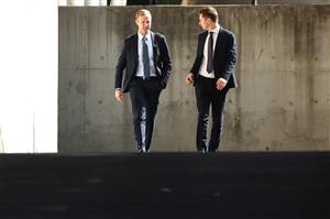 SYDNEY, AUSTRALIA - OCTOBER 18: The Hayes brothers  prepares for Race 7  The TAB Everest during Sydney Racing at Royal Randwick Racecourse on October 18, 2025 in Sydney, Australia. (Photo by Jeremy Ng/Getty Images)