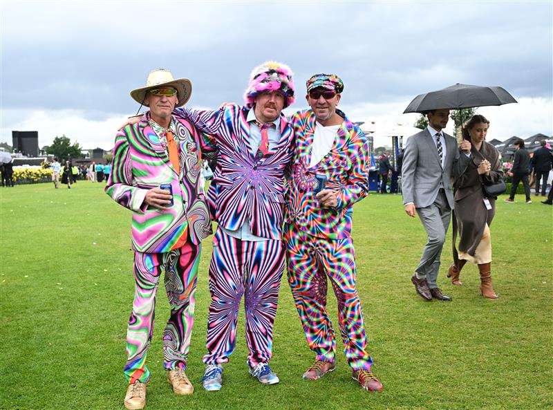 MELBOURNE, AUSTRALIA - NOVEMBER 04: General view of racegoers during Melbourne Cup Day at Flemington Racecourse on November 04, 2025 in Melbourne, Australia. (Photo by Vince Caligiuri/Getty Images)