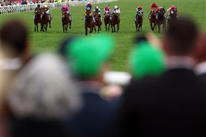 MELBOURNE, AUSTRALIA - NOVEMBER 04: A general view of race ten the Channel 9 Trophy during Melbourne Cup Day at Flemington Racecourse on November 04, 2025 in Melbourne, Australia. (Photo by Morgan Hancock/Getty Images)