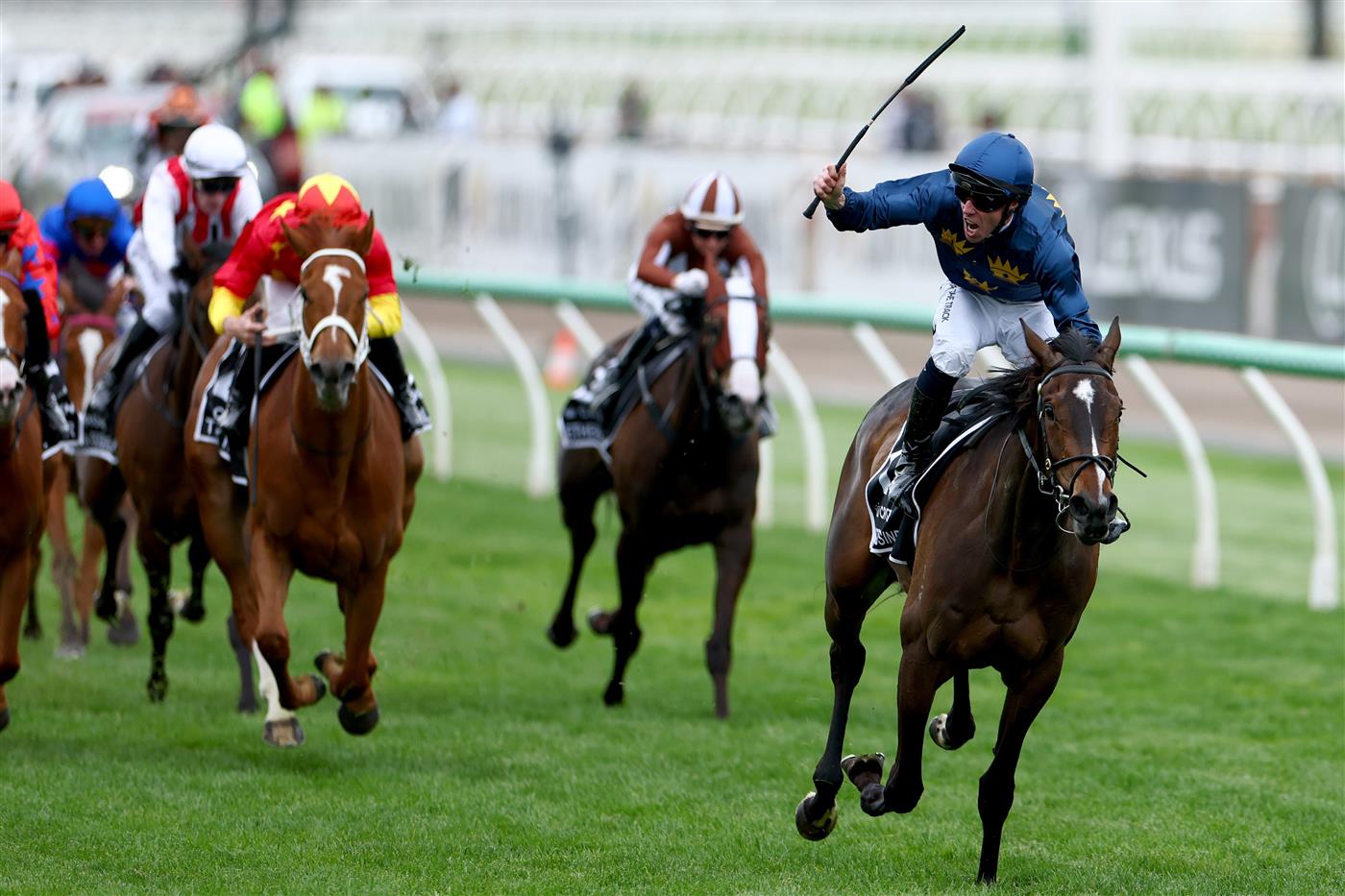 MELBOURNE, AUSTRALIA - NOVEMBER 06: during Oaks Day at Flemington Racecourse on November 06, 2025 in Melbourne, Australia. (Photo by Josh Chadwick/Getty Images)