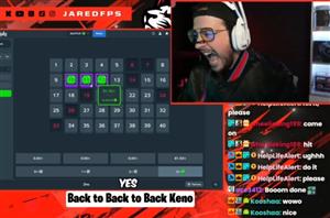 JaredFPS Back to Back Stake Keno