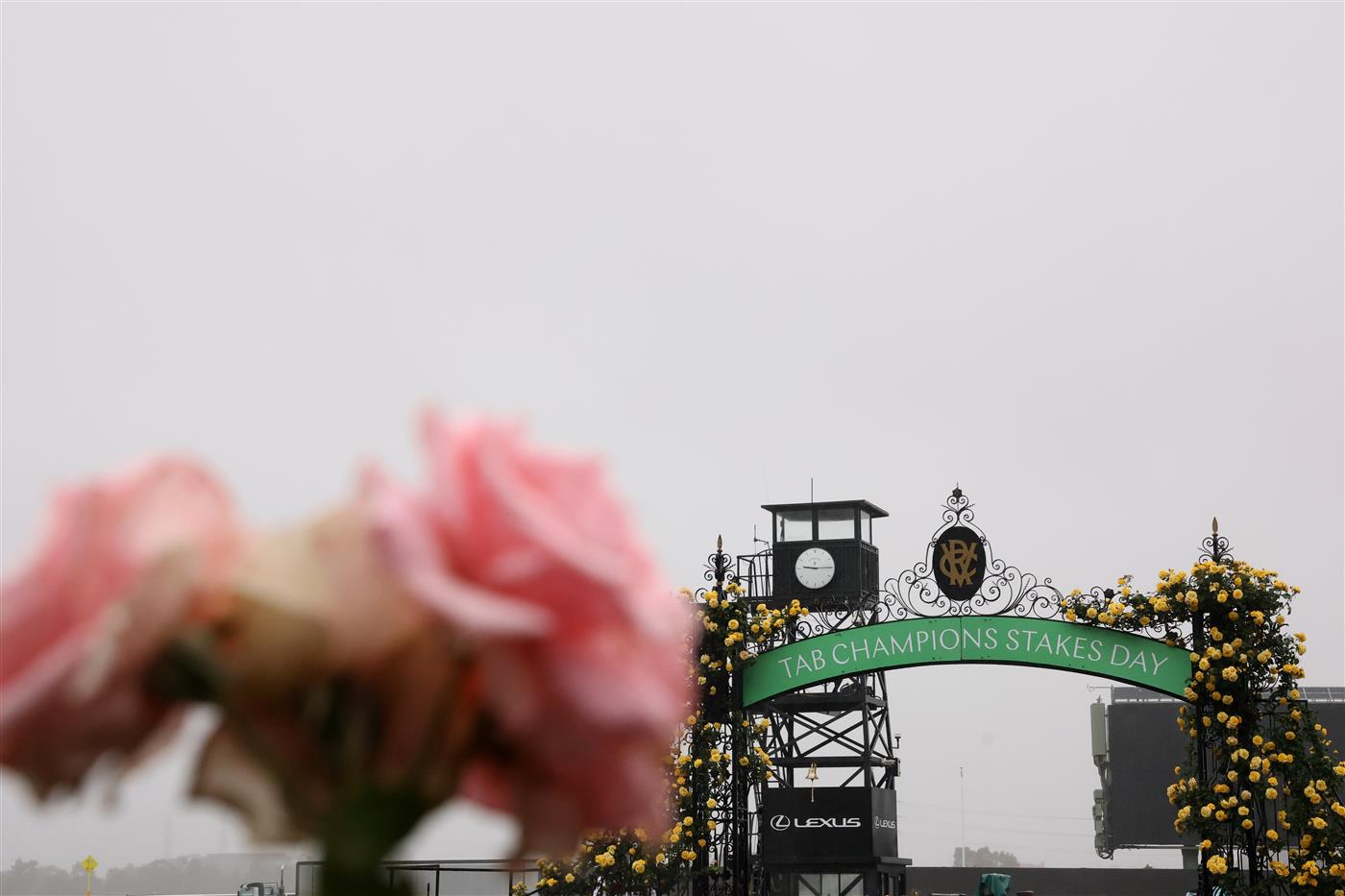 MELBOURNE, AUSTRALIA - NOVEMBER 08: A general view ahead of Champions Day at Flemington Racecourse on November 08, 2025 in Melbourne, Australia. (Photo by Robert Cianflone/Getty Images)