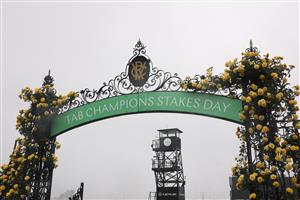 MELBOURNE, AUSTRALIA - NOVEMBER 08: A general view ahead of Champions Day at Flemington Racecourse on November 08, 2025 in Melbourne, Australia. (Photo by Robert Cianflone/Getty Images)