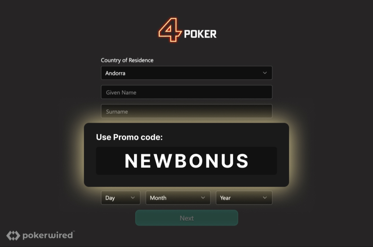 4Poker Reg Prompt Newbonus 4Poker Reg Prompt Newbonus
