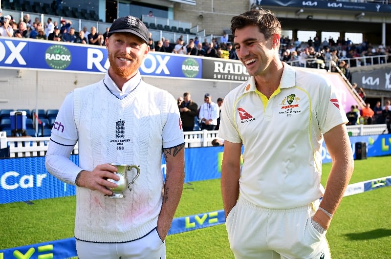 Ben Stokes and Pat Cummins