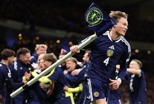 Scott McTominay celebrates Scotland's win (Getty Images)