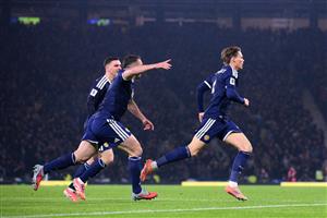 Scott McTominay celebrates scoring his team's first goal (Getty Images)