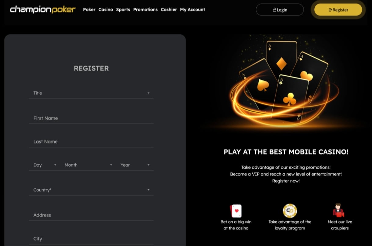 ChampionPoker Reg ChampionPoker Reg