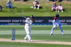 Rachin Ravindra of New Zealand bats (Getty Images)