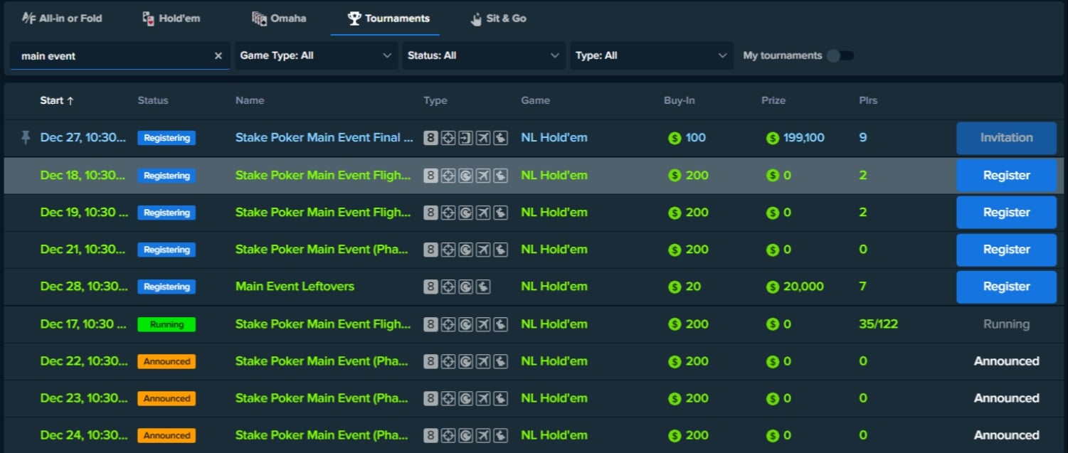 Stake Poker Stake Poker