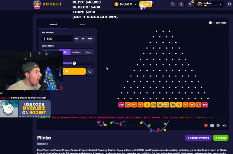 Rydurz 130K Plinko Win