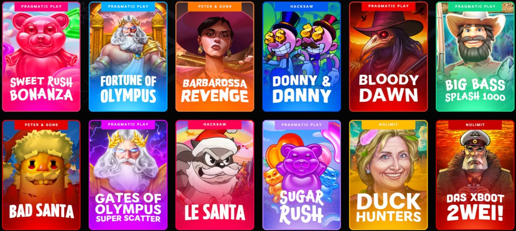 Shuffle Casino Slot Lobby