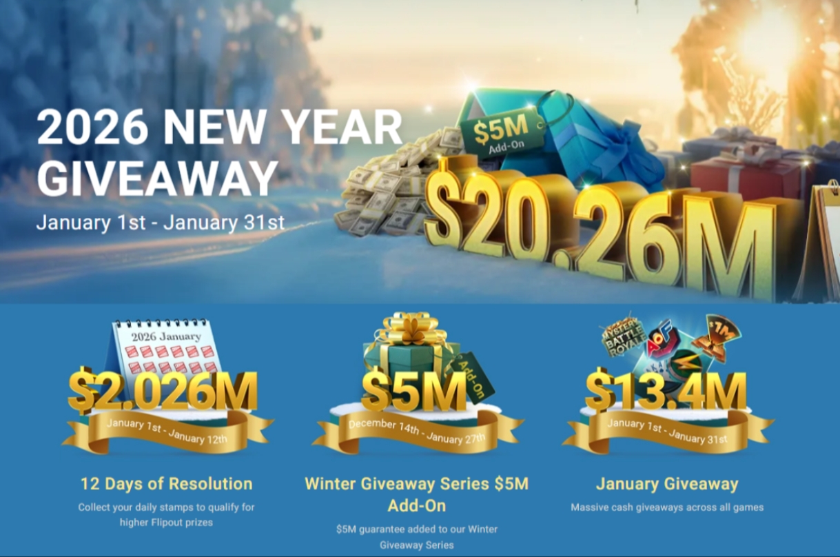 ggpoker-s-2026-new-year-giveaway-20m-in-prizes