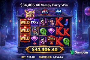 Vampy Party $34K win