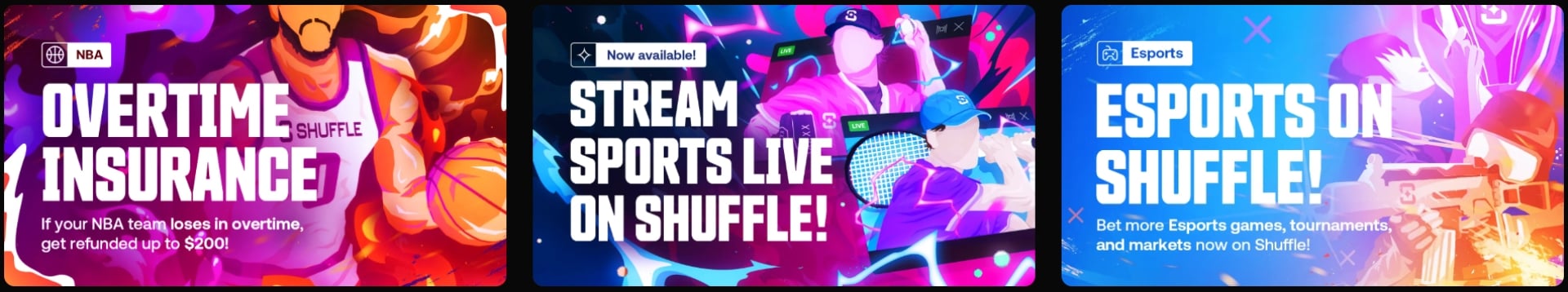 Shuffle Casino Promo Page Image
