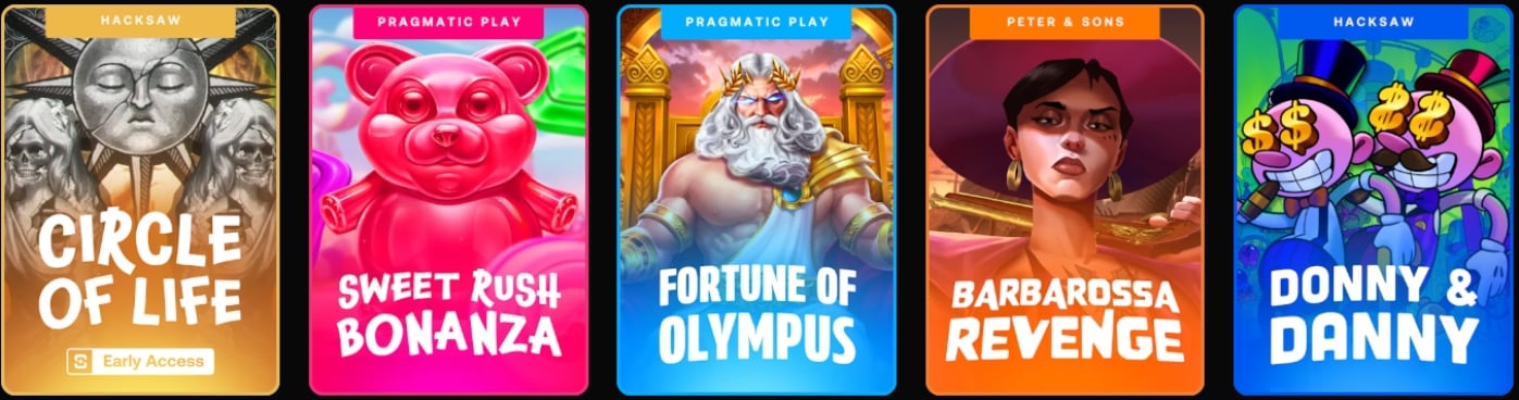Shuffle Casino Slot Lobby