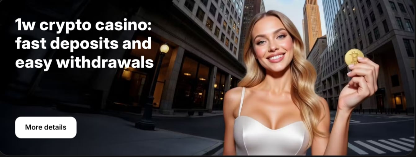 1win Casino Homepage Promo Image