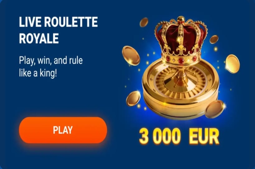 Play Live Roulette Royale at MostBet