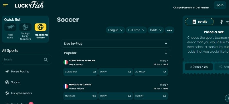 Lucky Fish Sportsbook Lucky Fish Sportsbook