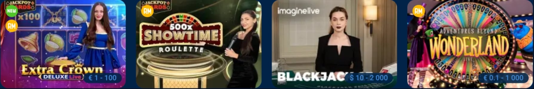 Mostbet Live Casino Lobby