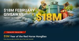 GGPoker $18 Million February Giveaway