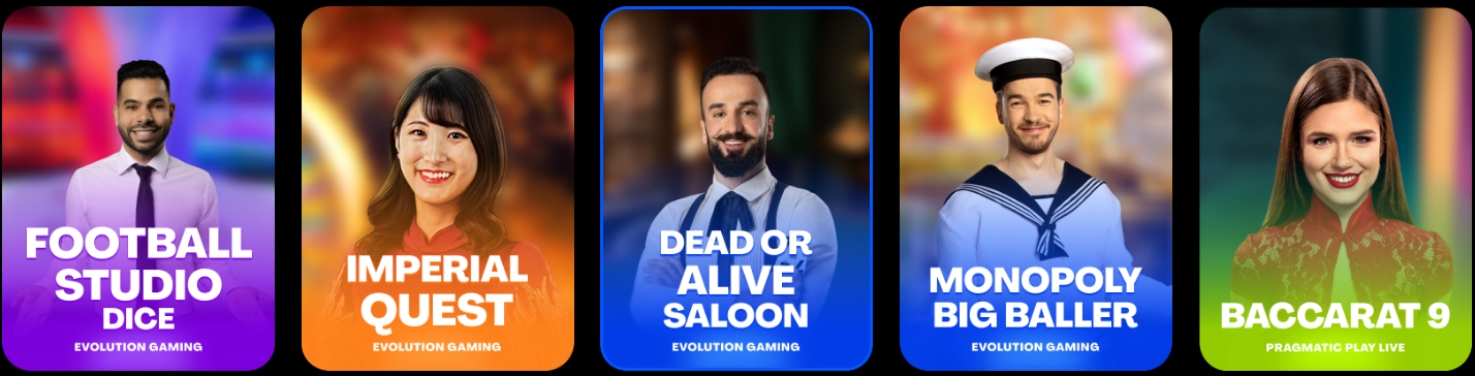 Bluff.com Live Casino Lobby Image