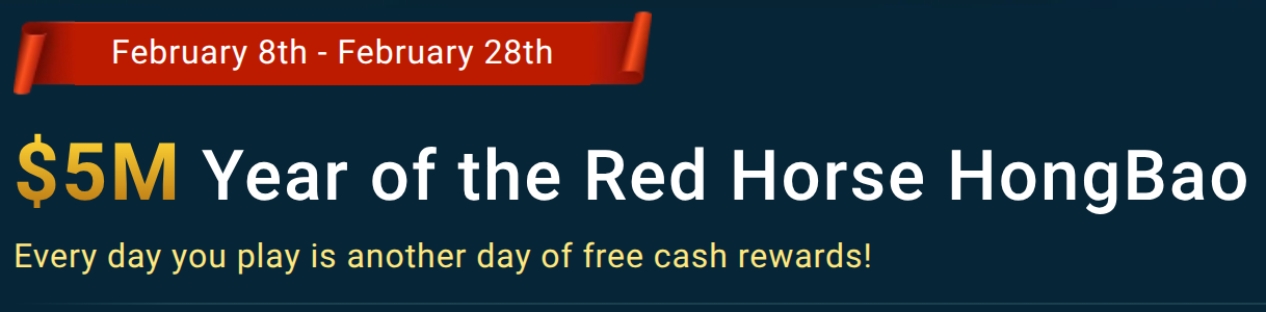 GGPoker Year of the Red Horse Promo Image