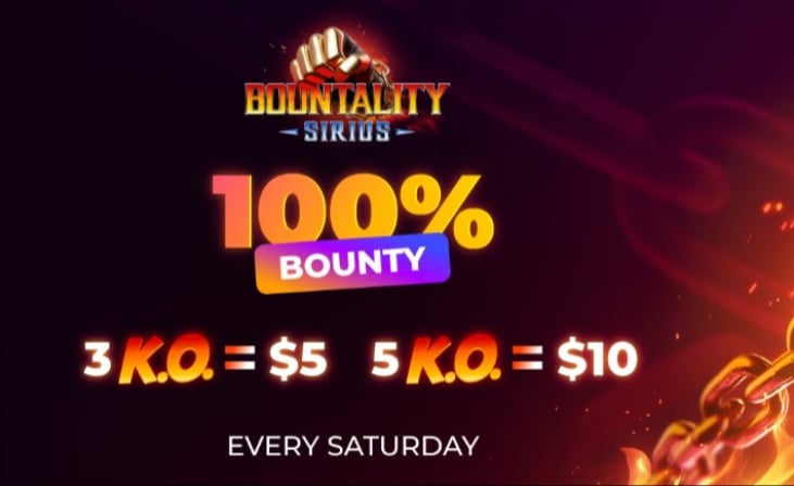 Bountality Sirius PokerPlanets Bountality Sirius PokerPlanets