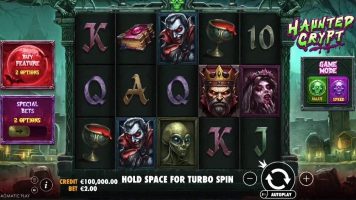 Haunted Crypt Slot Board Image