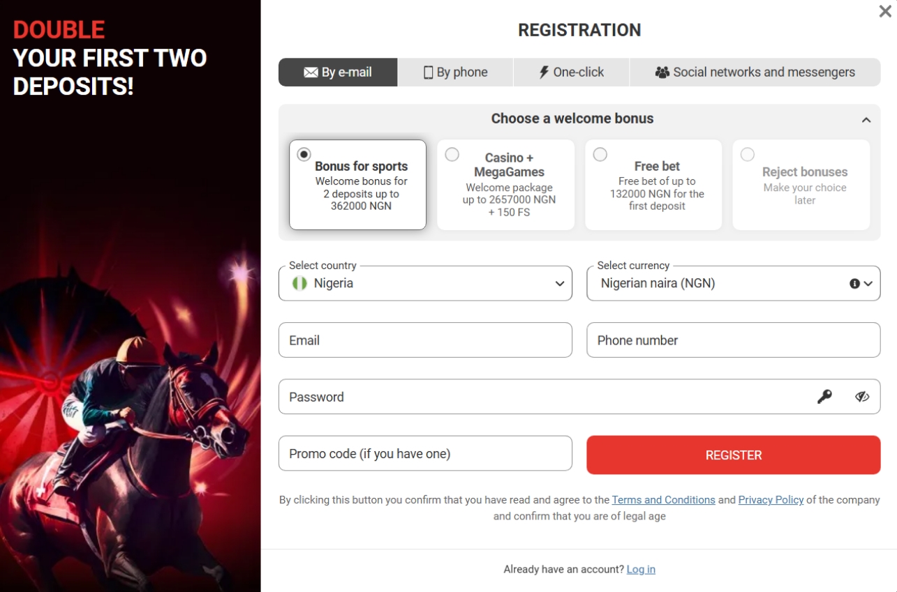 Megapari Registration