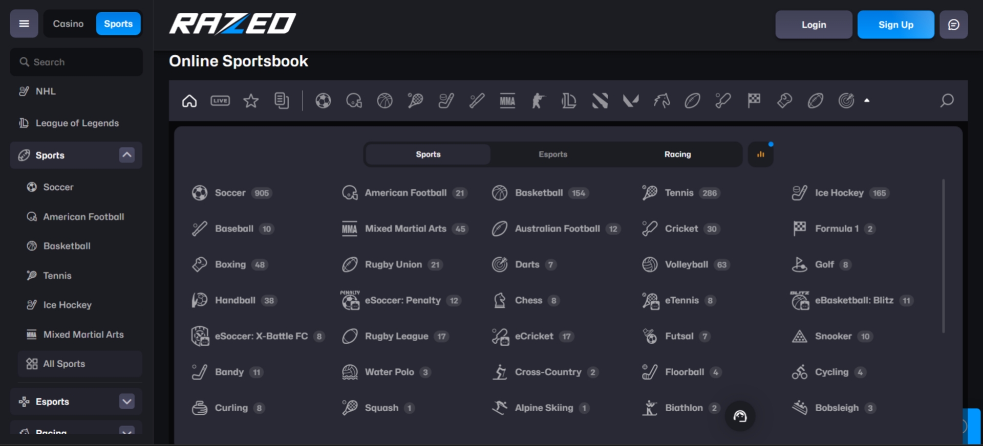 Razed Sportsbook