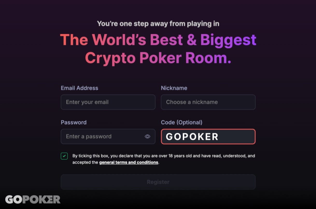 CoinPoker Reg Prompt GoPoker CoinPoker Reg Prompt GoPoker