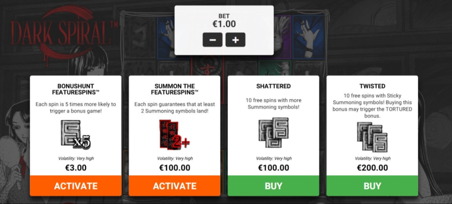 Dark Spiral Bonus Buy Image