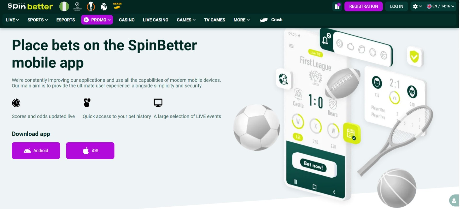 Spinbetter App