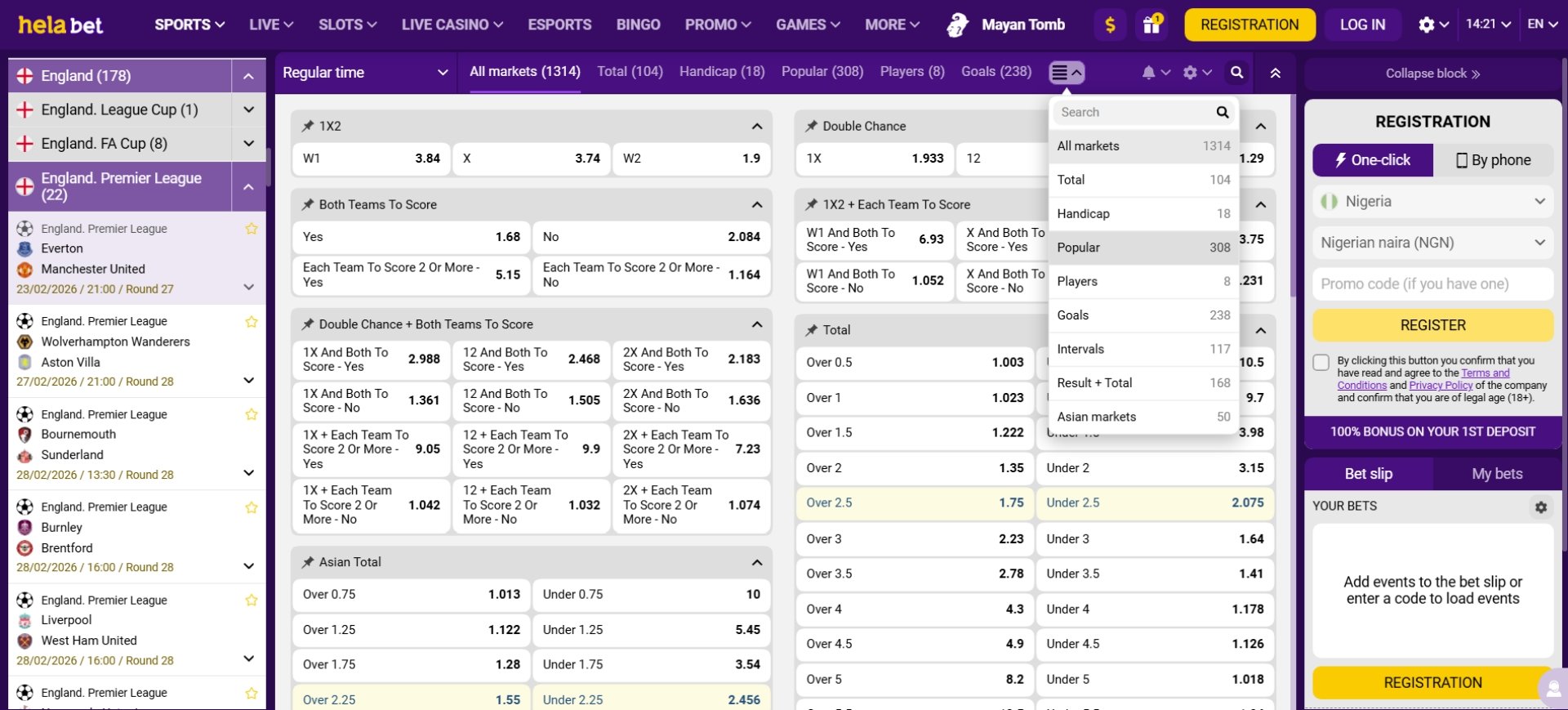 Helabet Football Bet Types Helabet Football Bet Types