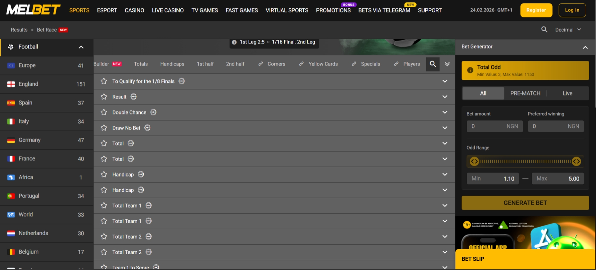 Melbet Football Bet Types Melbet Football Bet Types