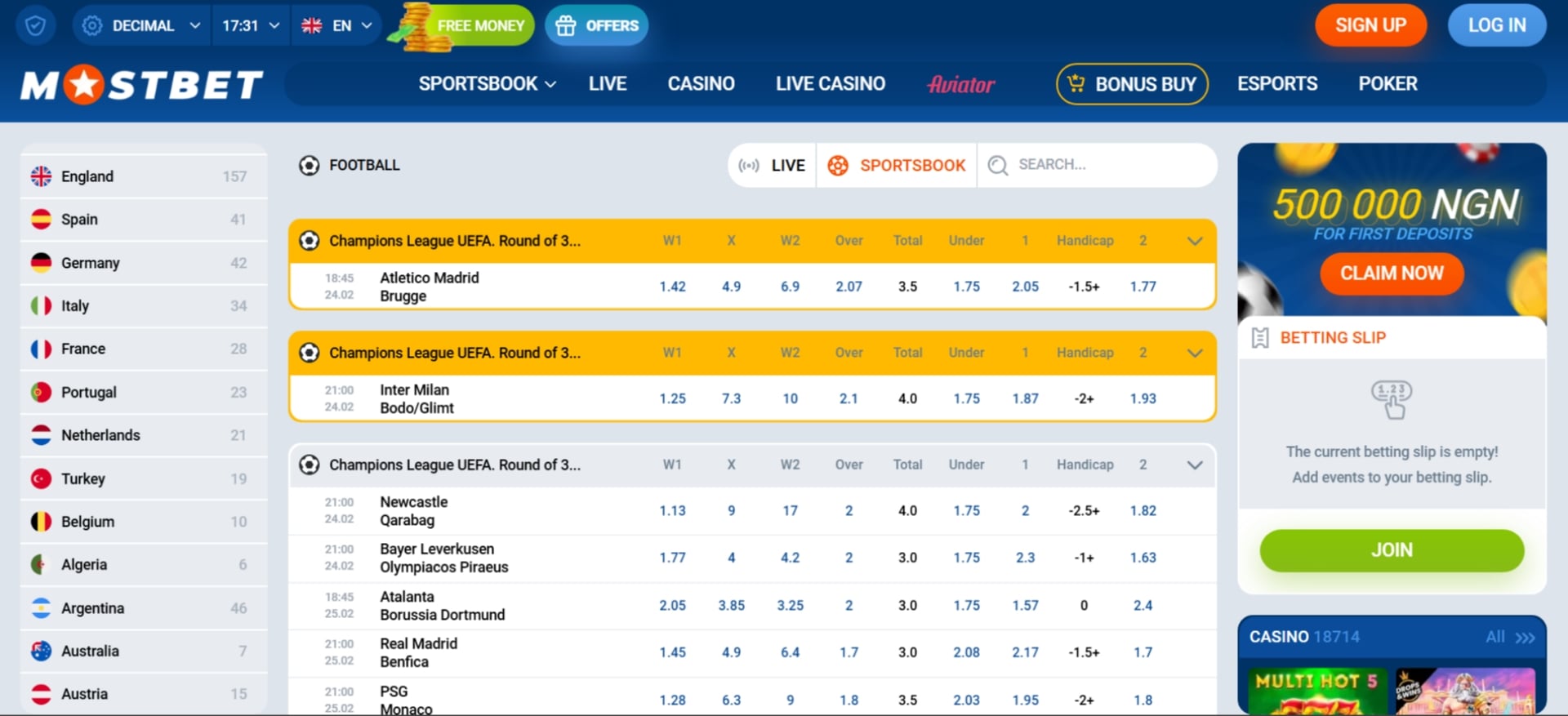 Mostbet Football Markets Mostbet Football Markets