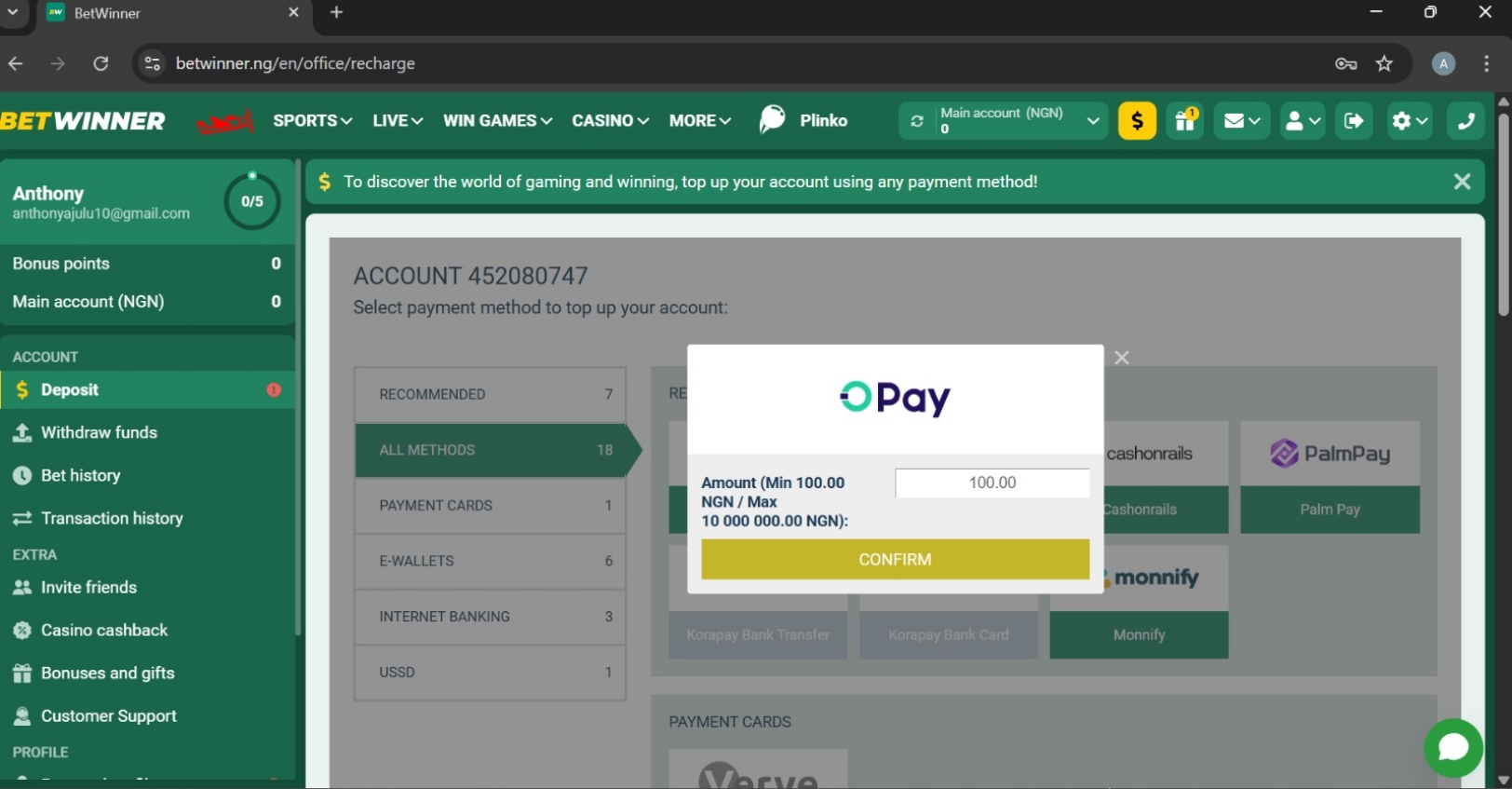 Opay Payment Opay Payment