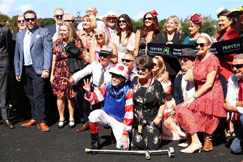 SYDNEY, AUSTRALIA - FEBRUARY 28: Craig Williams riding  Verona Rose win Race 6 Proven Thoroughbreds Guy Walter Stakes during Sydney Racing at Royal Randwick Racecourse on February 28, 2026 in Sydney, Australia. (Photo by Jeremy Ng/Getty Images)