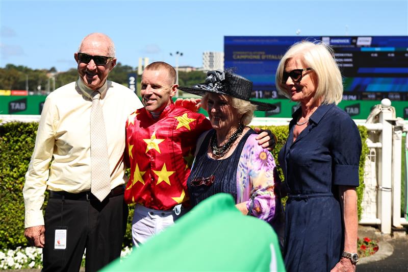 SYDNEY, AUSTRALIA - FEBRUARY 28: Tommy Berry riding Campione D'italia to win Race 5, the Skyline Stakes. (Getty)