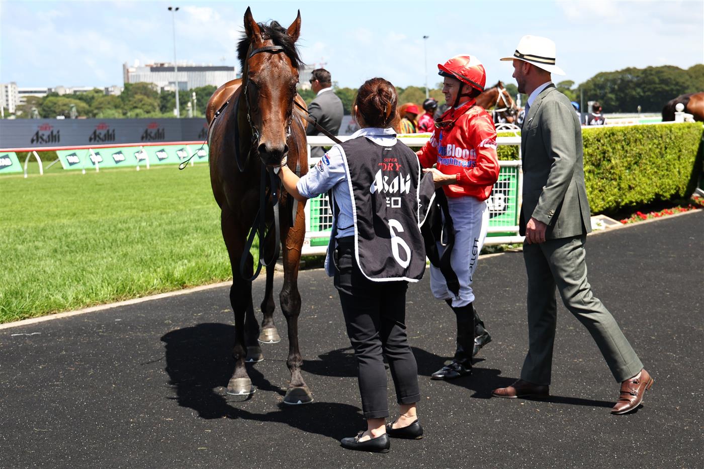 SYDNEY, AUSTRALIA - FEBRUARY 28: Trainer Ciaron Maher looks on after Jason Collett riding Mr Monaco win Race 3 Asahi Super Dry during Sydney Racing at Royal Randwick Racecourse on February 28, 2026 in Sydney, Australia. (Photo by Jeremy Ng/Getty Images)