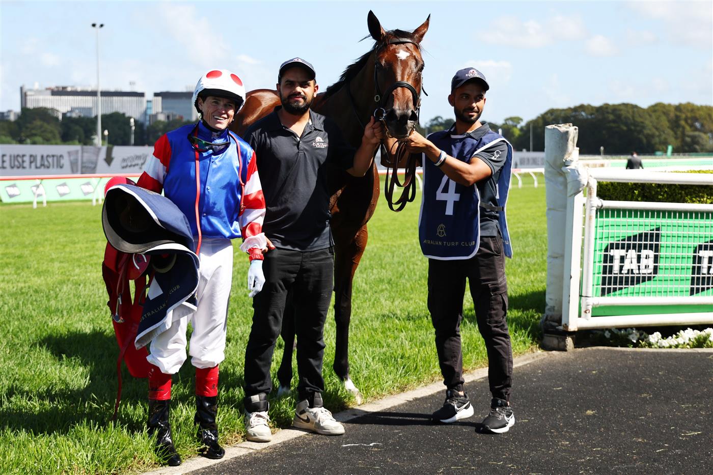 SYDNEY, AUSTRALIA - FEBRUARY 28: Craig Williams riding  Verona Rose win Race 6 Proven Thoroughbreds Guy Walter Stakes during Sydney Racing at Royal Randwick Racecourse on February 28, 2026 in Sydney, Australia. (Photo by Jeremy Ng/Getty Images)